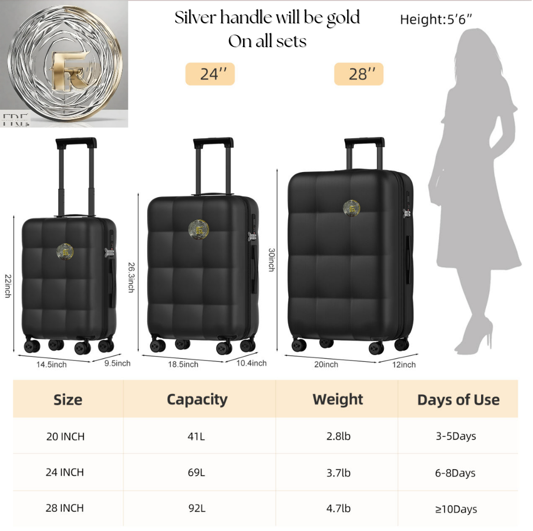 PRE ORDER 24" Midsize Checked bag (3 colors available)